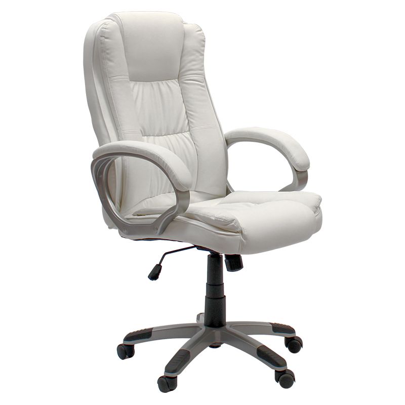 SMTE - Office ChairsExecutive PU Leather High BackWhite