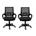 SMTE - Office Chairs Ergonomic MidBack2 PackBlack Color