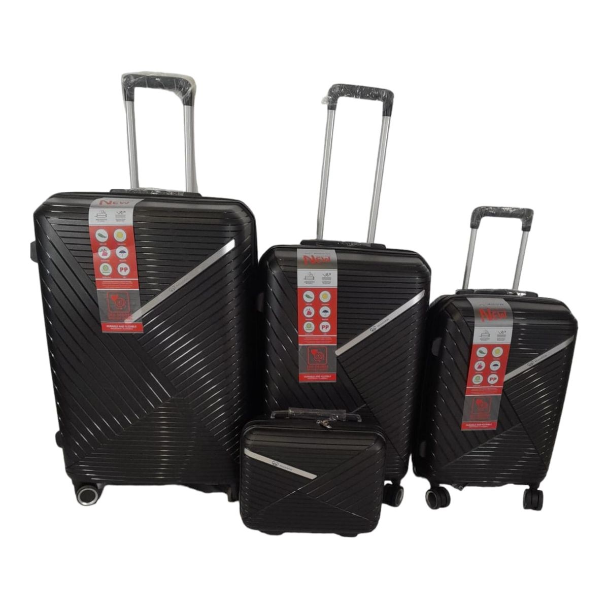 SMTE - Quality Luggage Suitcase HardshellBlack