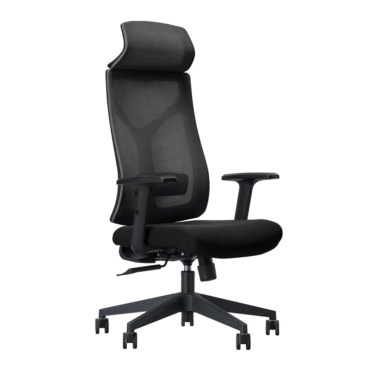SMTE - Office ChairsErgonomic Executive Mesh with HeadrestBlack