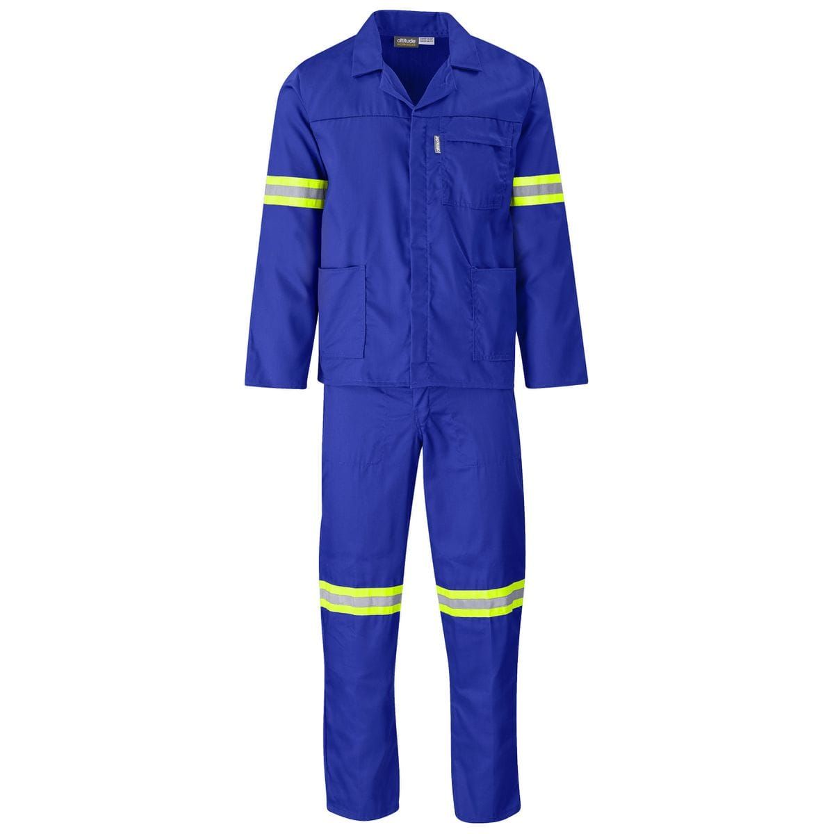 SMTE - Quality 2 Piece Worksuit/Uniform Shirt & Pants Combo Royal blue38 L x 42 W cm