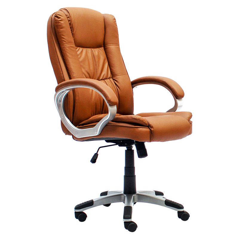 SMTE - Office ChairsExecutive PU Leather High BackBrown