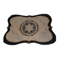 SMTE -  Quality Large 3D Printed European Style RugWhite & BlackF1B01