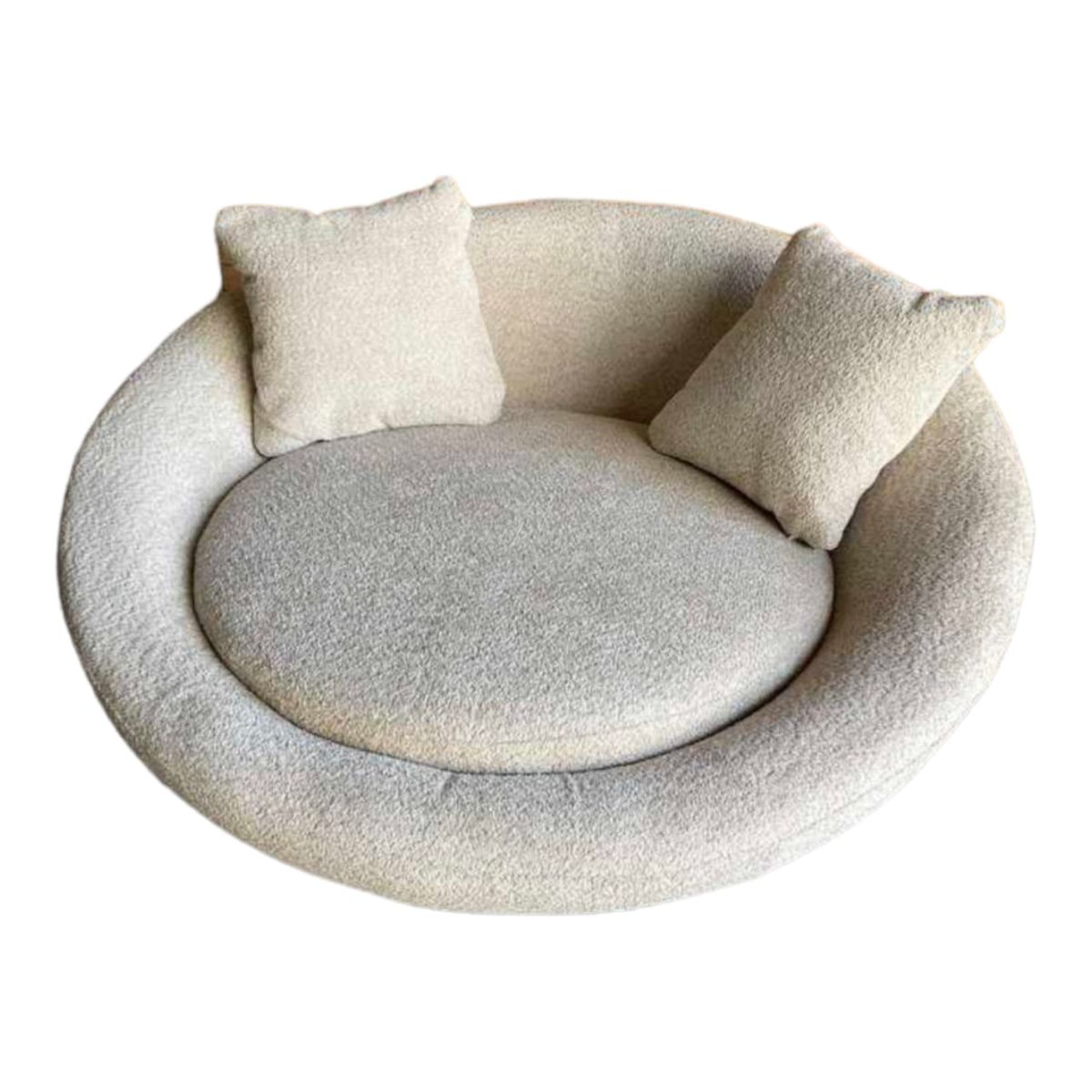 SMTE - Quality Round Lovers CouchBeige
