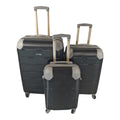 SMTE - 3 Piece Hard Outer Shell Luggage SetProtected EQ1ZBlack