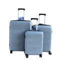 SMTE - Le Emporer 3Piece Suitcase SetUnbreakable PP Material LuggageGrey