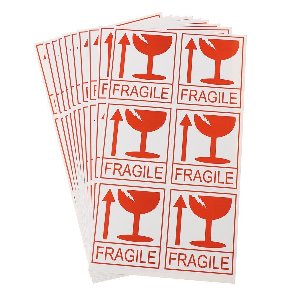 SMTE - Fragile Stickers7cmx8cm40 Sheets (240 stickers)