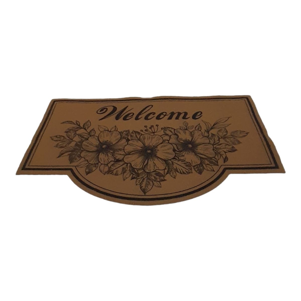 SMTE - Welcome Outdoor Doormat BrownFlower