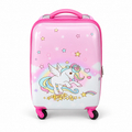 Sastro Gear Kids' Unicorn Suitcase - Pink - 1 Piece — full product view