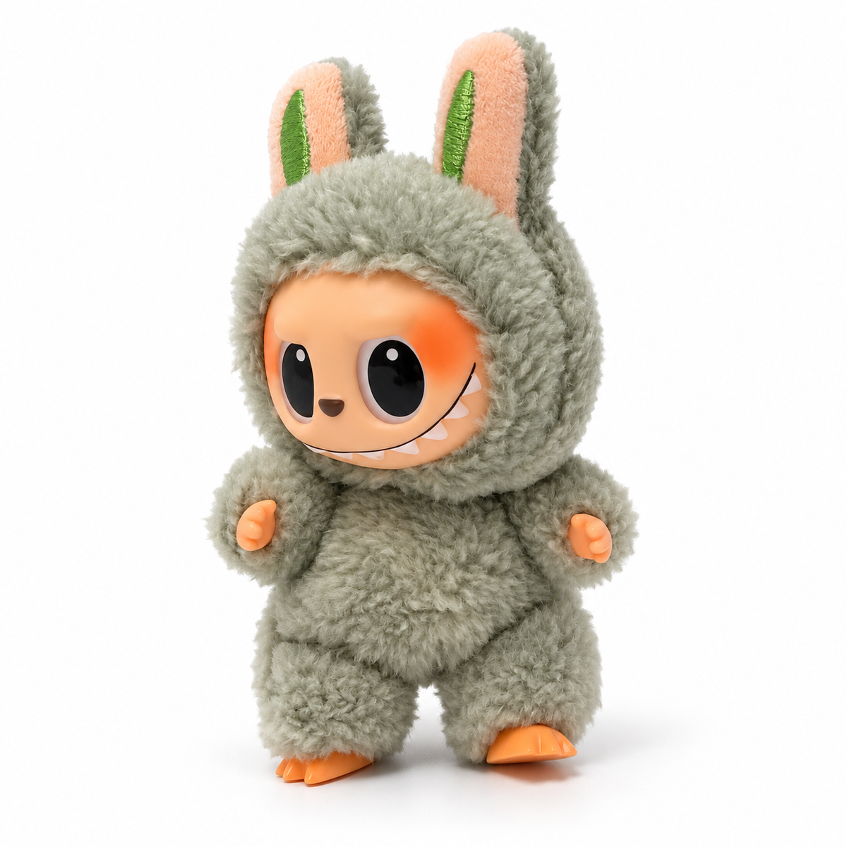 SMTE Bunny-Ear Plush Character Doll - Grey Green - hero view