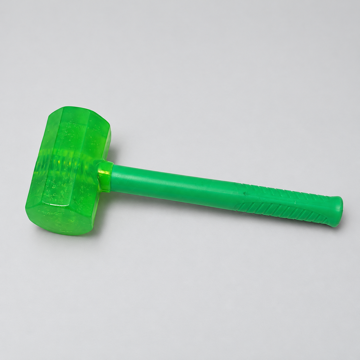 Green translucent mallet - full view