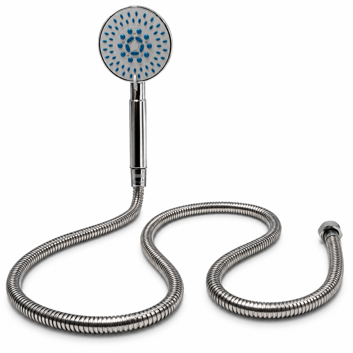 SMTE Handheld Shower Head with 150cm Hose - hose view