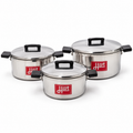 SMTE Hart 6-Piece Pot and Lid Cookware Set - hero view