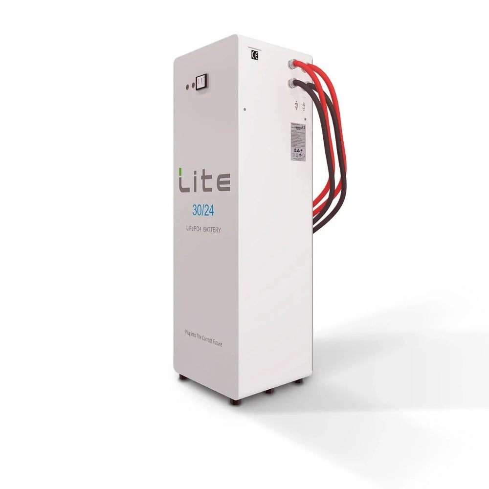 SMTE 30kWh 52V 600Ah LiFePO4 Lithium Battery – High-Capacity Solar Energy Storage (30/24 Low Voltage, 38kW Peak Discharge)