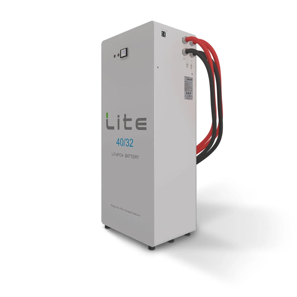 SMTE 40kWh 52V 800Ah LiFePO4 Lithium Battery – High-Capacity Solar Energy Storage (40/32 Low Voltage, 38kW Peak Discharge)