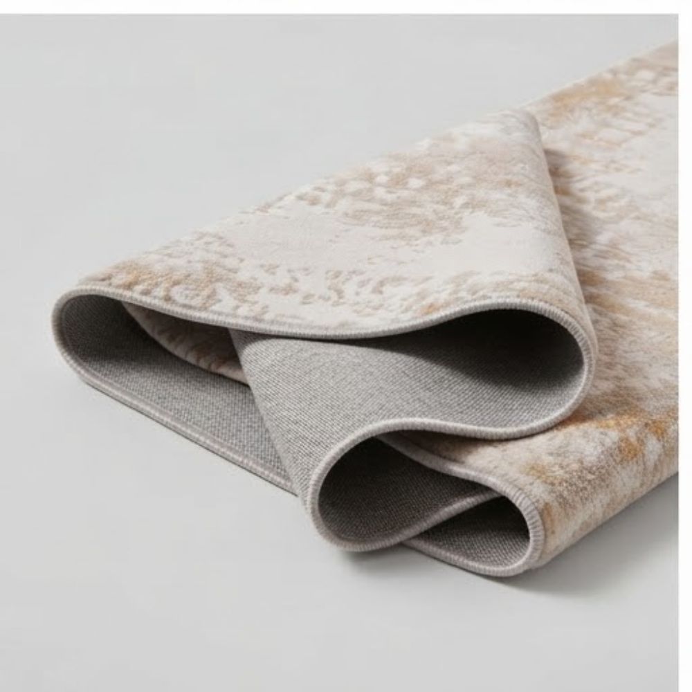 SMTE - Alexandria Runner Beige / Orange Rug - 80 x 300 cm Area Carpet ZULF15